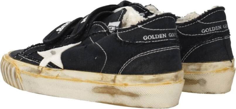 Golden Goose Zwarte stoffen sneakers Sporty Glam