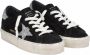 Golden Goose Zwarte Suède Sneakers met Zilveren Glitter Ster Black Dames - Thumbnail 15