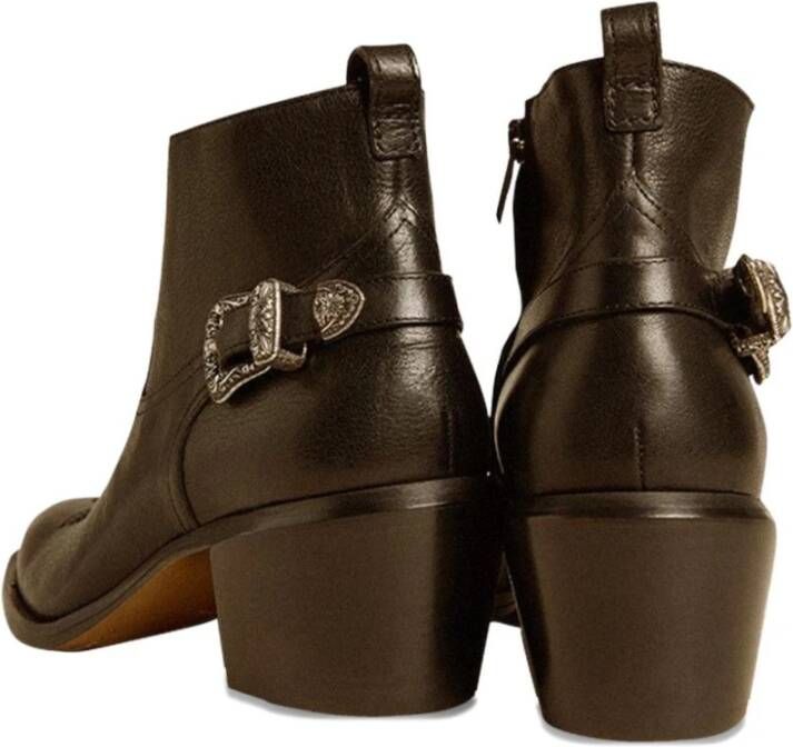 Golden Goose Zwarte Zijde & Nylon Laarzen