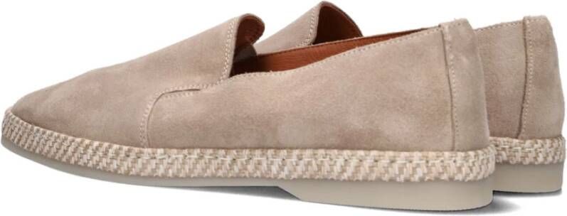 Goosecraft Beige Suède Loafer met Touwzool