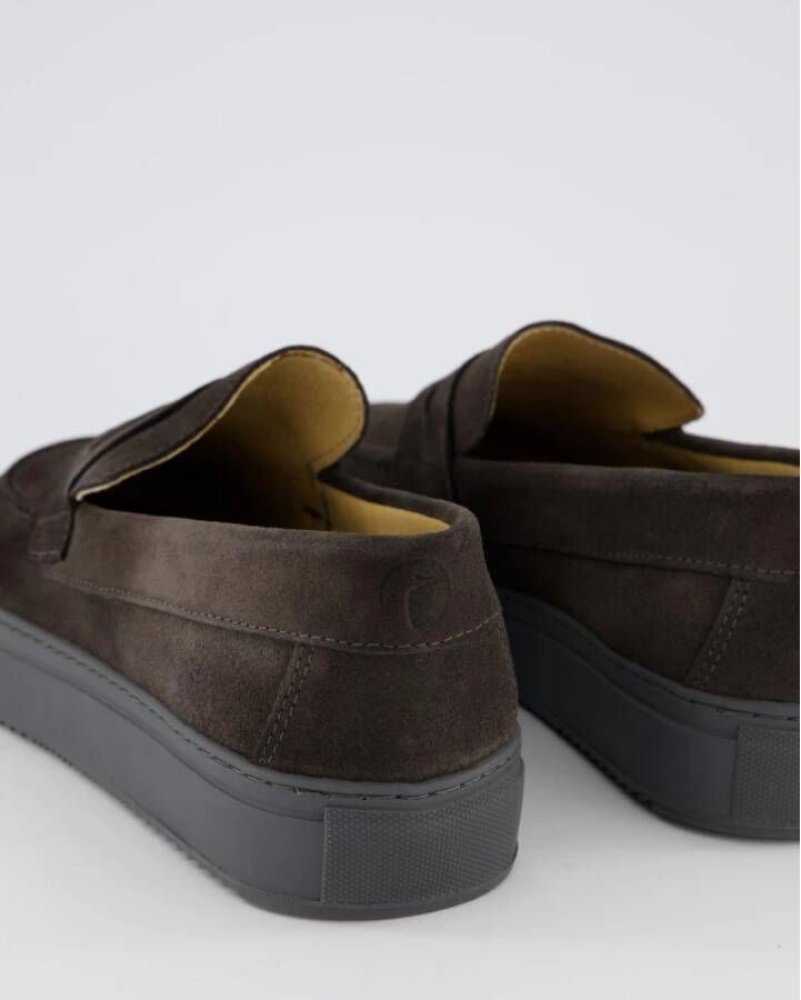 Goosecraft Christian Mannen Leren Jas Gray Heren