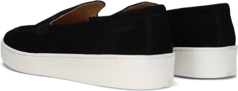 Goosecraft Zwarte Suède Loafer Bean