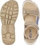 Green Comfort Beige Suède Sandaal met Klittenbandsluiting Beige Dames - Thumbnail 3