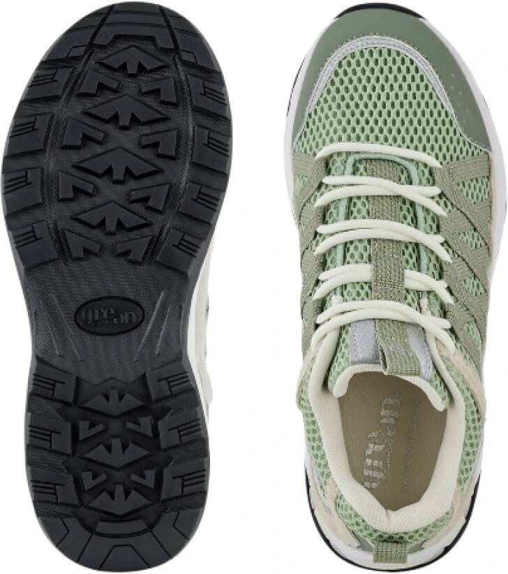 Green Comfort Groene Suède Veterschoenen
