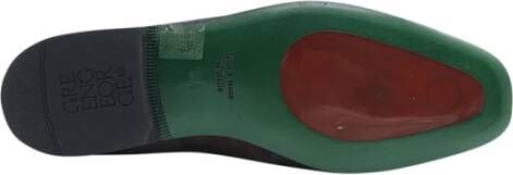Green George Donkerbruine leren mocassinschoenen