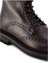 Green George Donkerbruine Leren Wingtip Enkellaarzen - Thumbnail 2