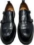 Green George Dubbele gesp leren schoenen tankzool Black Heren - Thumbnail 3