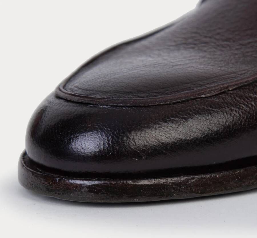 Green George Handgemaakte Heren Mocassin in Bruin