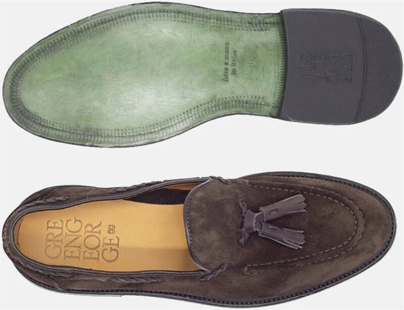 Green George Loafers Brown Heren