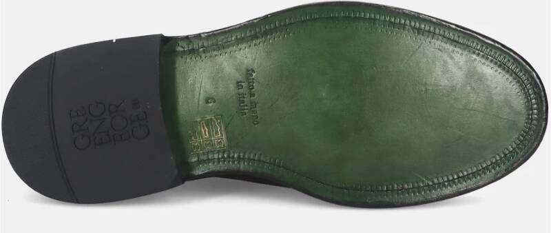 Green George Met de hand vervaardigde Suède Derby Schoenen Bruin