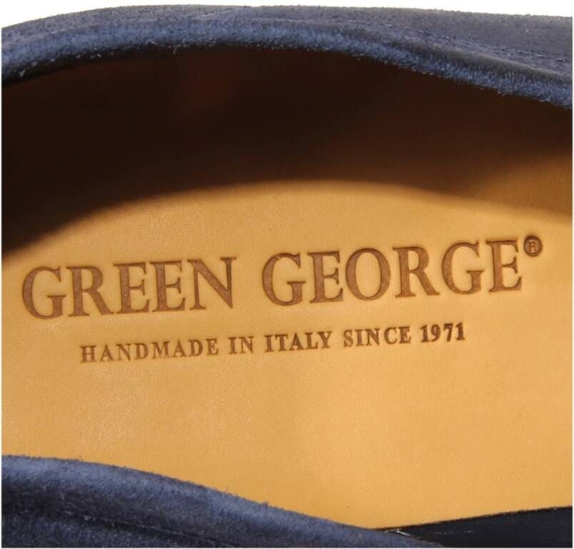 Green George Suede Loafer Schoen Made in Italy