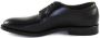 Green George Zwarte leren Derby schoenen Black Heren - Thumbnail 2