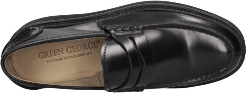 Green George Zwarte platte schoenen