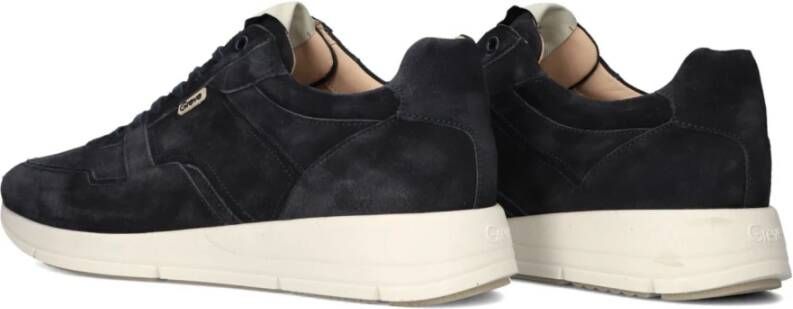 Greve Blauwe Suède Heren Walker Sneakers Blue Heren