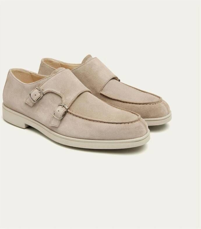 Greve Casual Twist Suède Schoenen Beige Heren