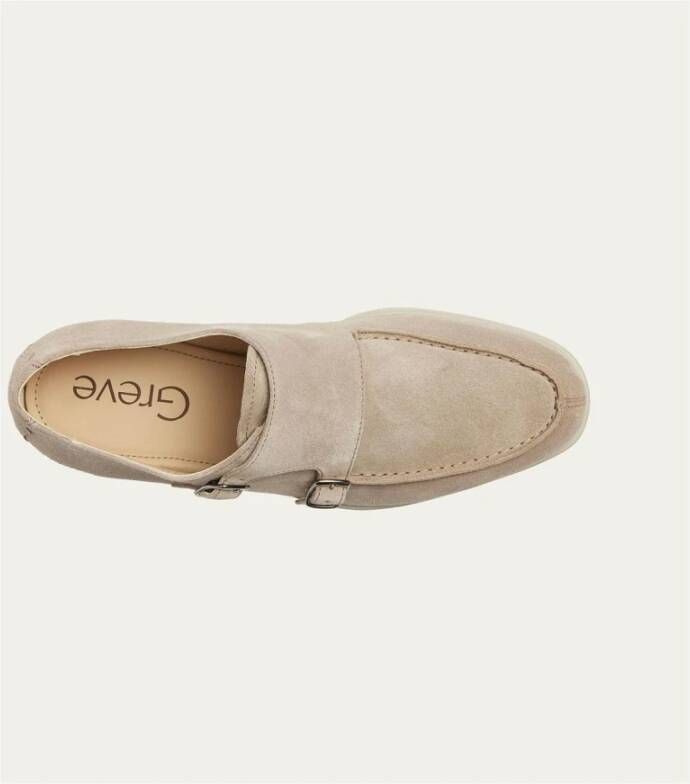 Greve Casual Twist Suède Schoenen Beige Heren