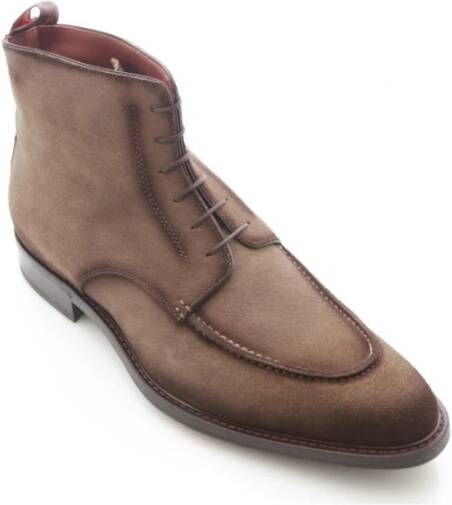 Greve Moderne Leren Schoen Beige Heren