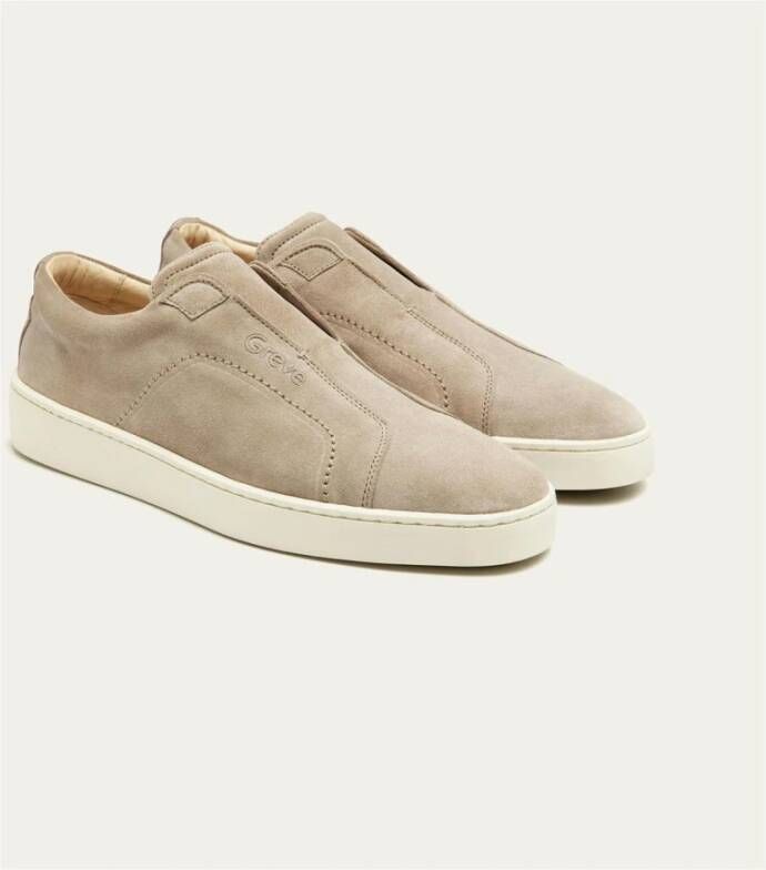 Greve Wave Sneaker Comfortabel en stijlvol Beige Heren