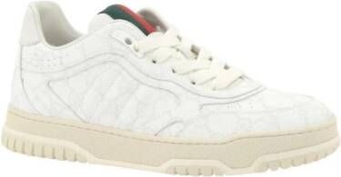 Gucci 1977 Witte Leren Sneakers White Dames