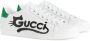Gucci Ace kitten-logo lage sneakers White Dames - Thumbnail 2