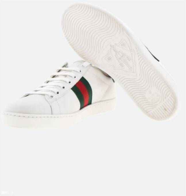 Gucci Apple Motief Lage Top Sneakers White Dames