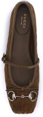 Gucci Ballerina's met strikdetail en gouden horsebit