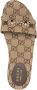 Gucci Beige Monogram Horsebit Sandalen - Thumbnail 2