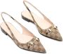 Gucci Beige Platte Schoenen met Horsebit Detail - Thumbnail 2