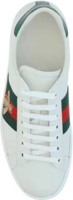 Gucci Bij Geborduurde Sneakers met Webbing Banden
