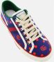 Gucci Blauw en rood gestippelde sneakers Blue Dames - Thumbnail 5