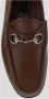 Gucci Bruine leren loafers voor heren - Thumbnail 2