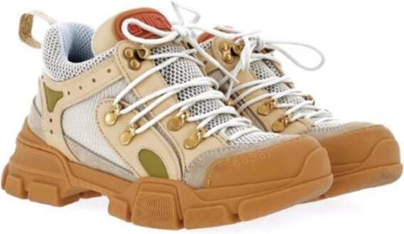 Gucci Beige Flashtrek Sneakers voor Vrouwen Beige Dames