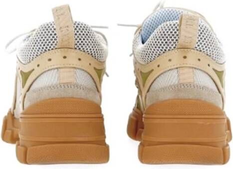 Gucci Beige Flashtrek Sneakers voor Vrouwen Beige Dames