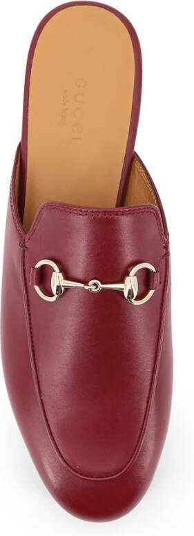 Gucci Gestikte leren sandalen met Horsebit-detail