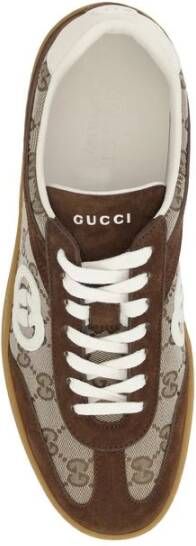 Gucci GG Sneakers met Suède Details