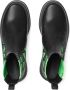 Gucci Leren High-Top Laarzen met Monogram Black - Thumbnail 4