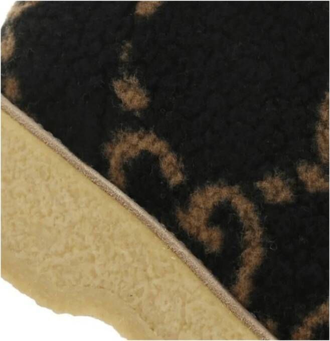 Gucci GG Supreme Faux-Shearling Laarzen