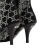 Gucci Glitter Logo Enkellaarzen Rits Black Dames - Thumbnail 5