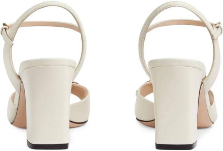 Gucci High Heel Sandals White Dames