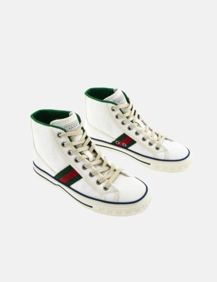 Gucci Hoge Top GG Tennis 1977 Sneakers White Dames