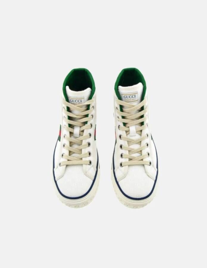 Gucci Hoge Top GG Tennis 1977 Sneakers White Dames