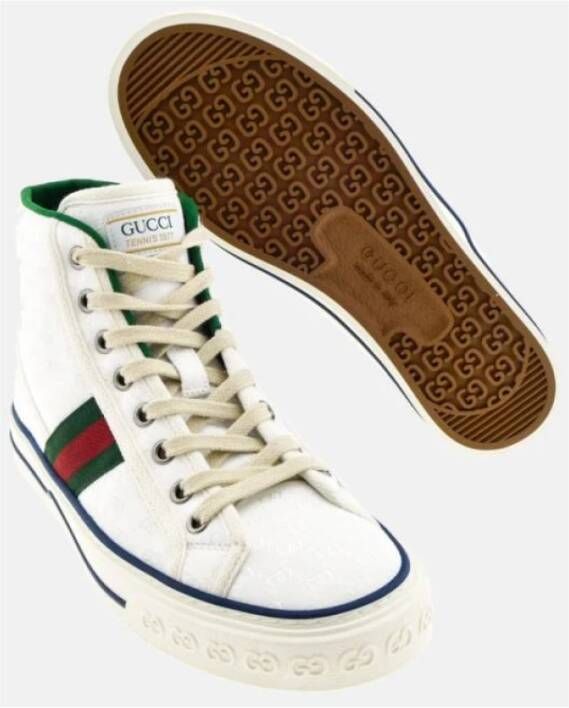 Gucci Hoge Top GG Tennis 1977 Sneakers White Dames