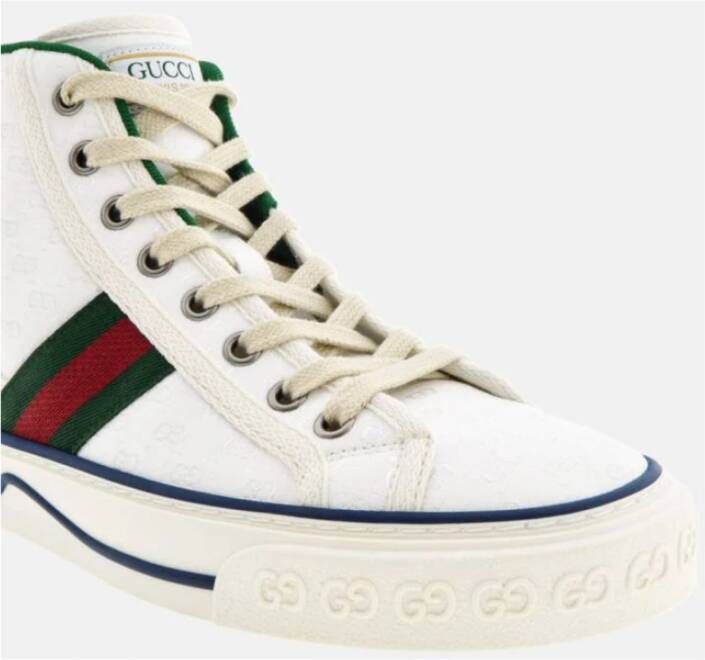 Gucci Hoge Top GG Tennis 1977 Sneakers White Dames