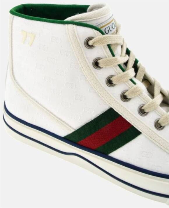 Gucci Hoge Top GG Tennis 1977 Sneakers White Dames