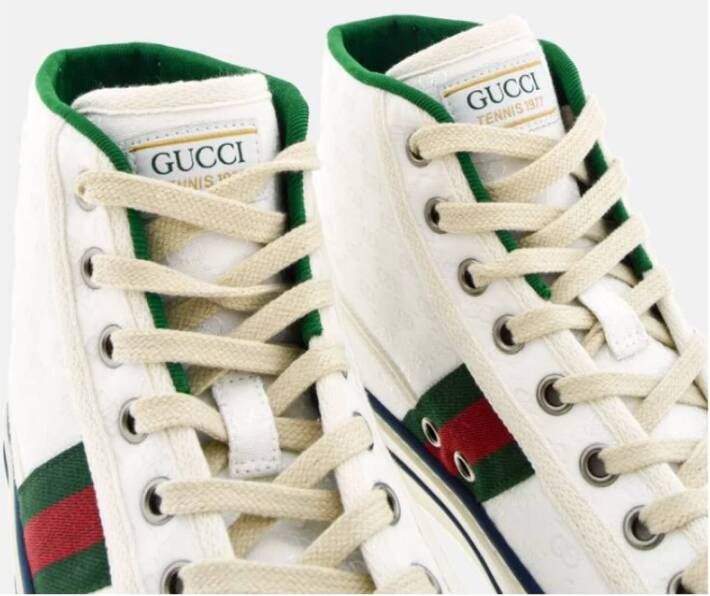 Gucci Hoge Top GG Tennis 1977 Sneakers White Dames
