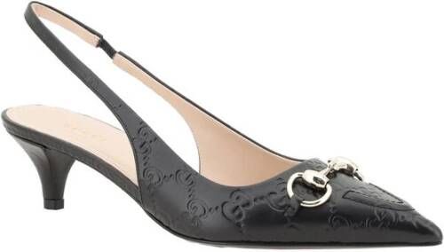 Gucci Horsebit Leren Pumps Black Dames