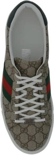 Gucci Iconische Jacquard Sneakers met Plateauzool