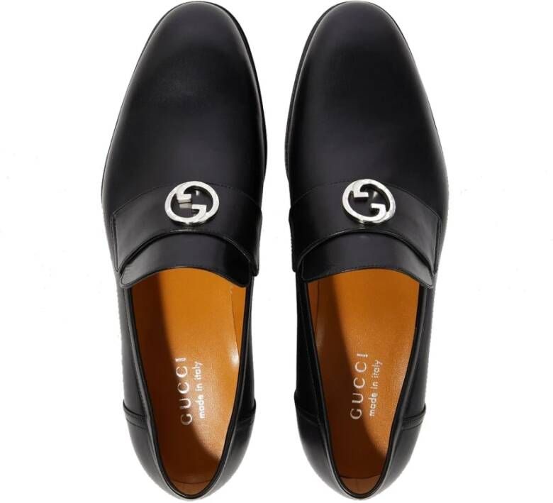 Gucci Interlocking G Leren Loafers