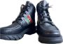 Gucci Interlooking Veterschoenen Zwart Nieuw Black Heren - Thumbnail 9