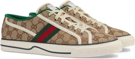 Gucci Lage-top GG Supreme Sneakers Multicolor Heren